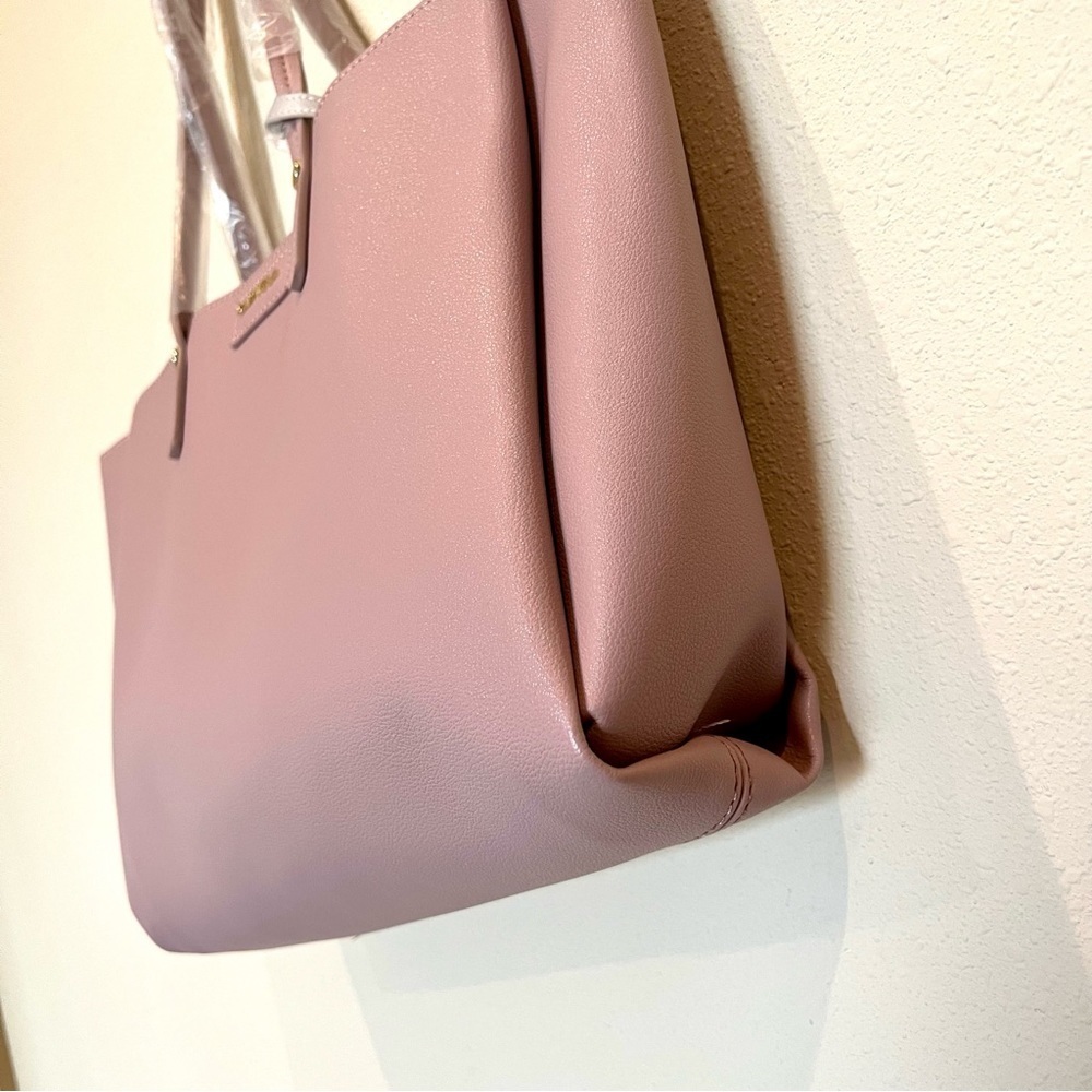 NWT Carvela Kurt Geiger Freya 2 Triple Tote Bag Blush pink with 2 wallets set - Picture 9 of 13